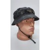 Панама тактична Мультикам чорний з велкро Multicam Black Velcro