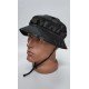 Панама тактична Мультикам чорний з велкро Multicam Black Velcro