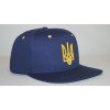 Бейсболка Реп Snapback Україна Темно-синя