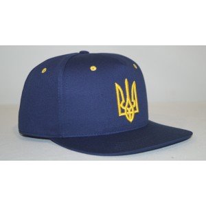 Бейсболка Реп Snapback Україна Темно-синя